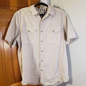 Woolrich Men's Short Sleeved Button Up Shirt